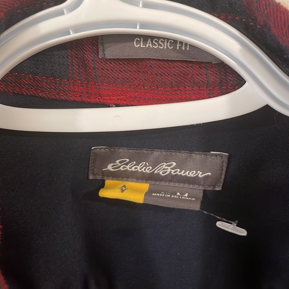 Eddie Bauer plaid shirt medium - Picture 2 of 3